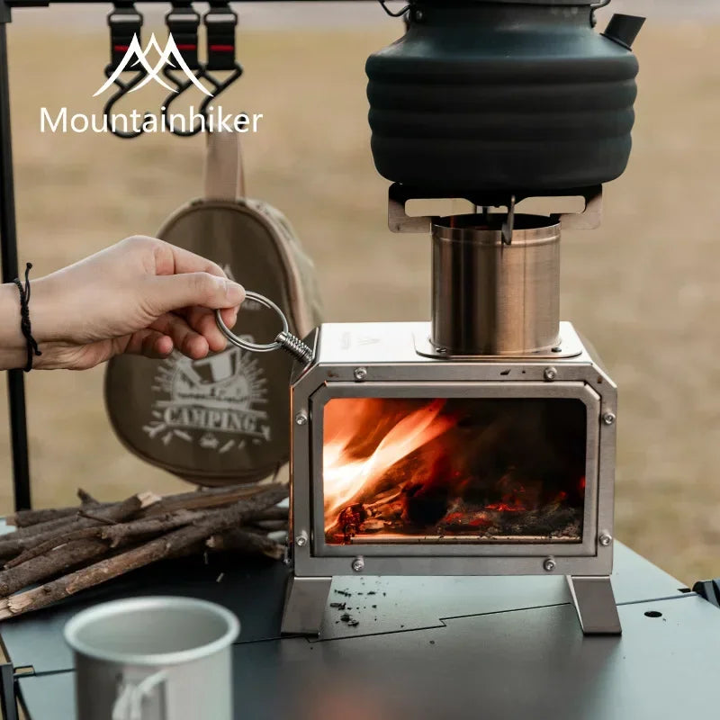 Tragbarer Camping Holzofen deine Wohlige wärme für Unterwegs