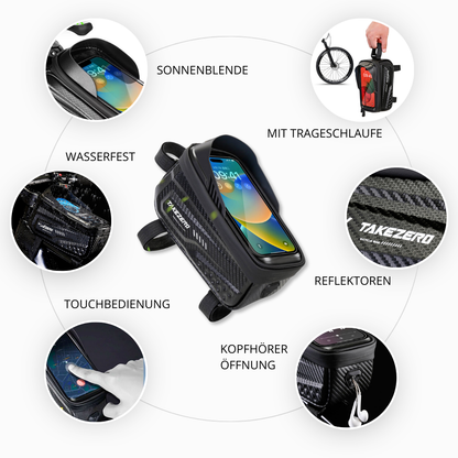 MULTIFUNKTIONALE FAHRRADTASCHE – Dein smarter Begleiter auf jeder Fahrt