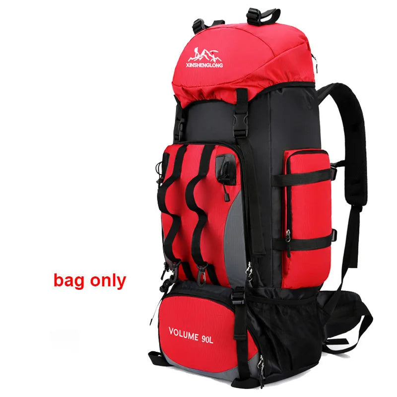 90L Wander-Camping-Rucksack. Robuster Begleiter auf all deinen Trekkingtouren.