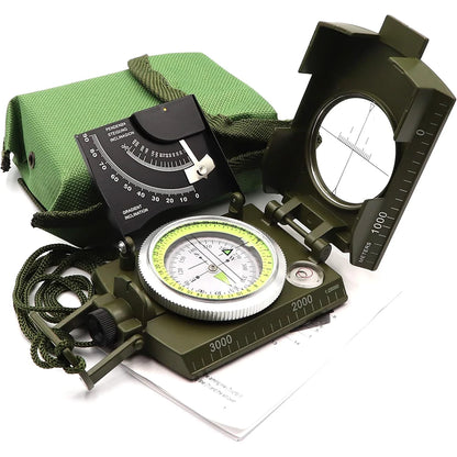 Multifunktionaler hochpräziser Outdoor-Survival-Militärkompass