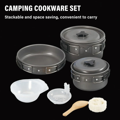 Camping Kochgeschirr Set damit auch im freien dein Dinner zu einem Erlebnis wird