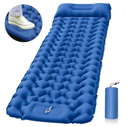 Isomatte Camping Aufblasbare Matratze mit Kissen