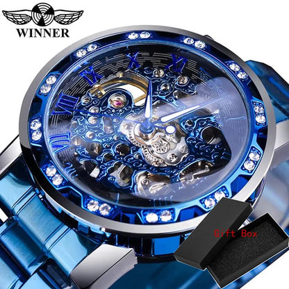 Mechanisch Skelett Royal Design Armbanduhr