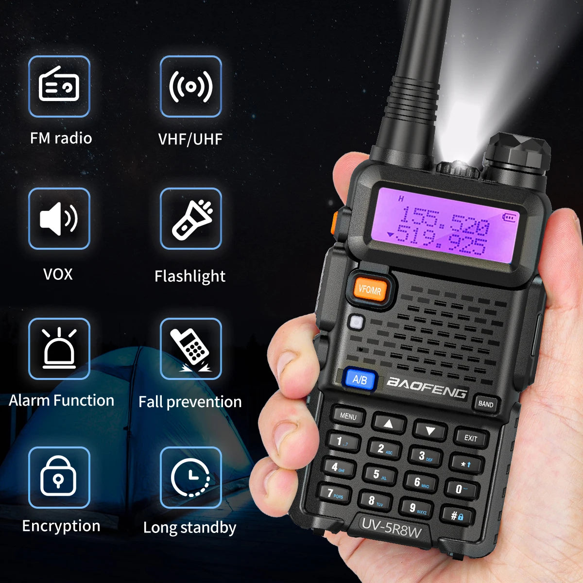 Walkie Talkie Long Range Dual Band