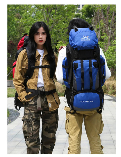 90L Wander-Camping-Rucksack. Robuster Begleiter auf all deinen Trekkingtouren.