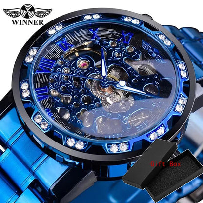 Mechanisch Skelett Royal Design Armbanduhr
