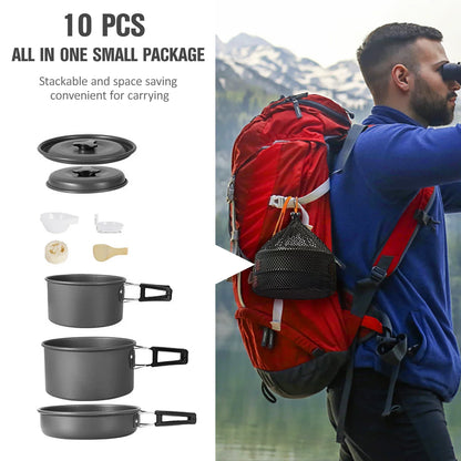 Camping Kochgeschirr Set damit auch im freien dein Dinner zu einem Erlebnis wird