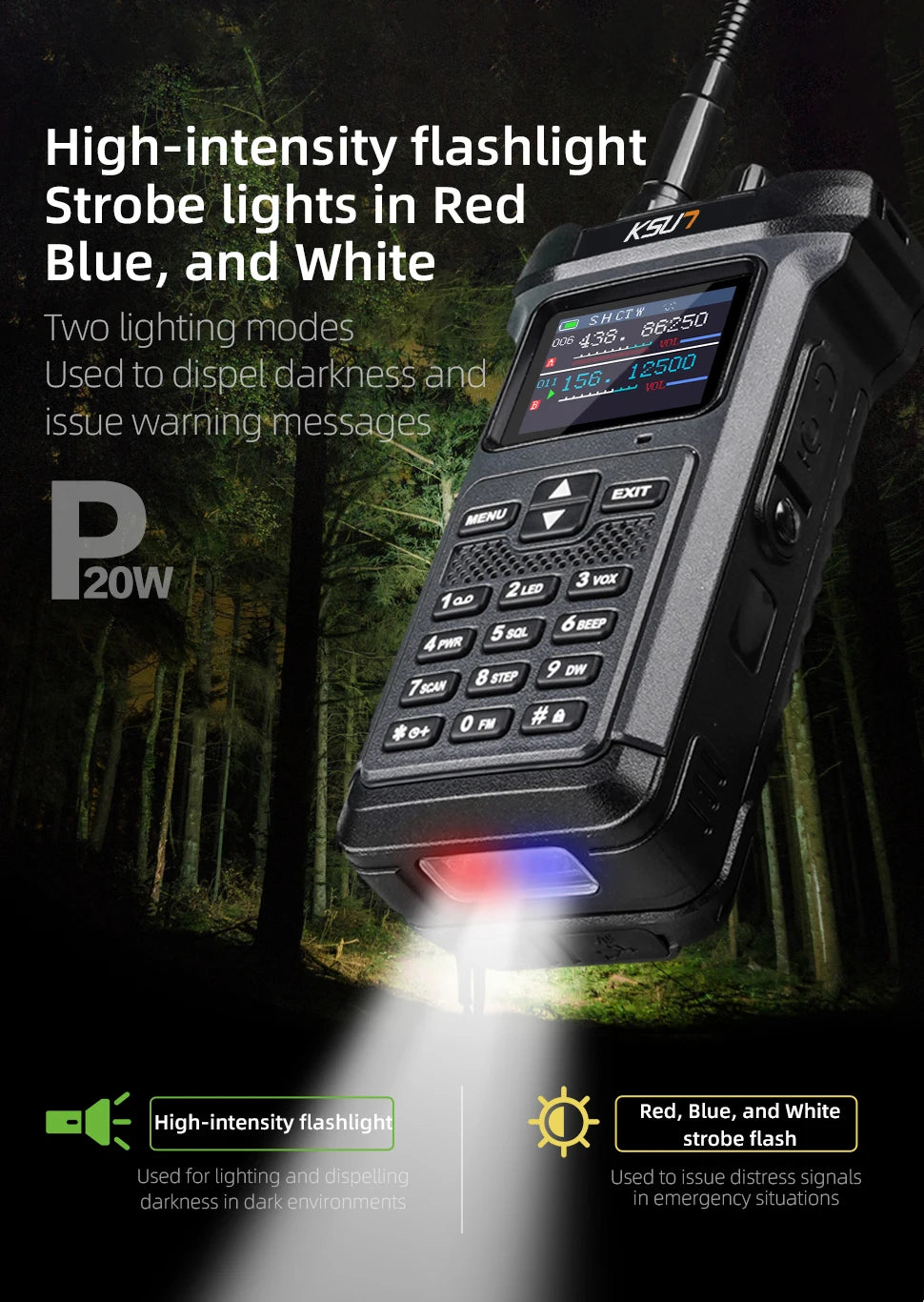 High Power Walkie Talkie