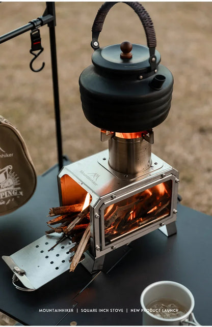 Tragbarer Camping Holzofen deine Wohlige wärme für Unterwegs