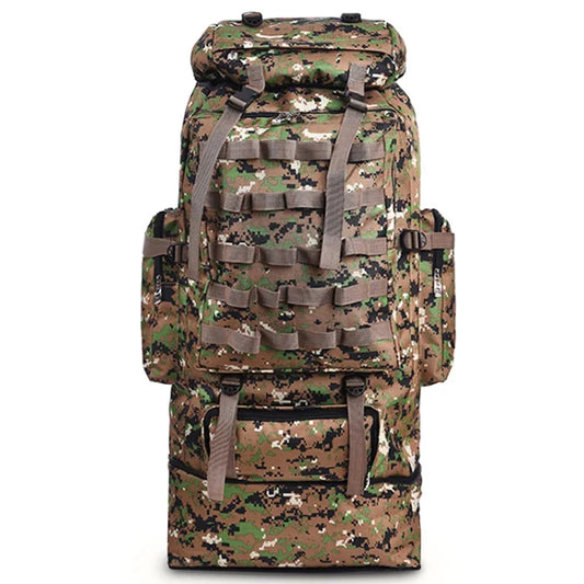 Rucksack für Camping und Wandern 100 Liter
