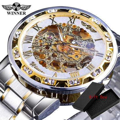 Mechanisch Skelett Royal Design Armbanduhr