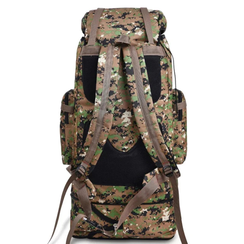 Rucksack für Camping und Wandern 100 Liter