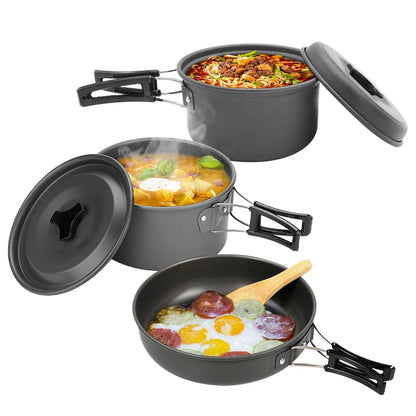 Camping Kochgeschirr Set damit auch im freien dein Dinner zu einem Erlebnis wird