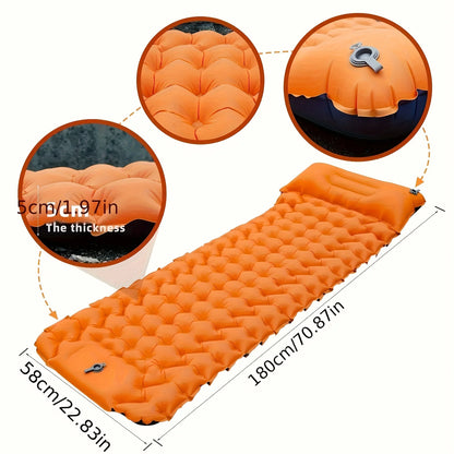 Isomatte Camping Aufblasbare Matratze mit Kissen