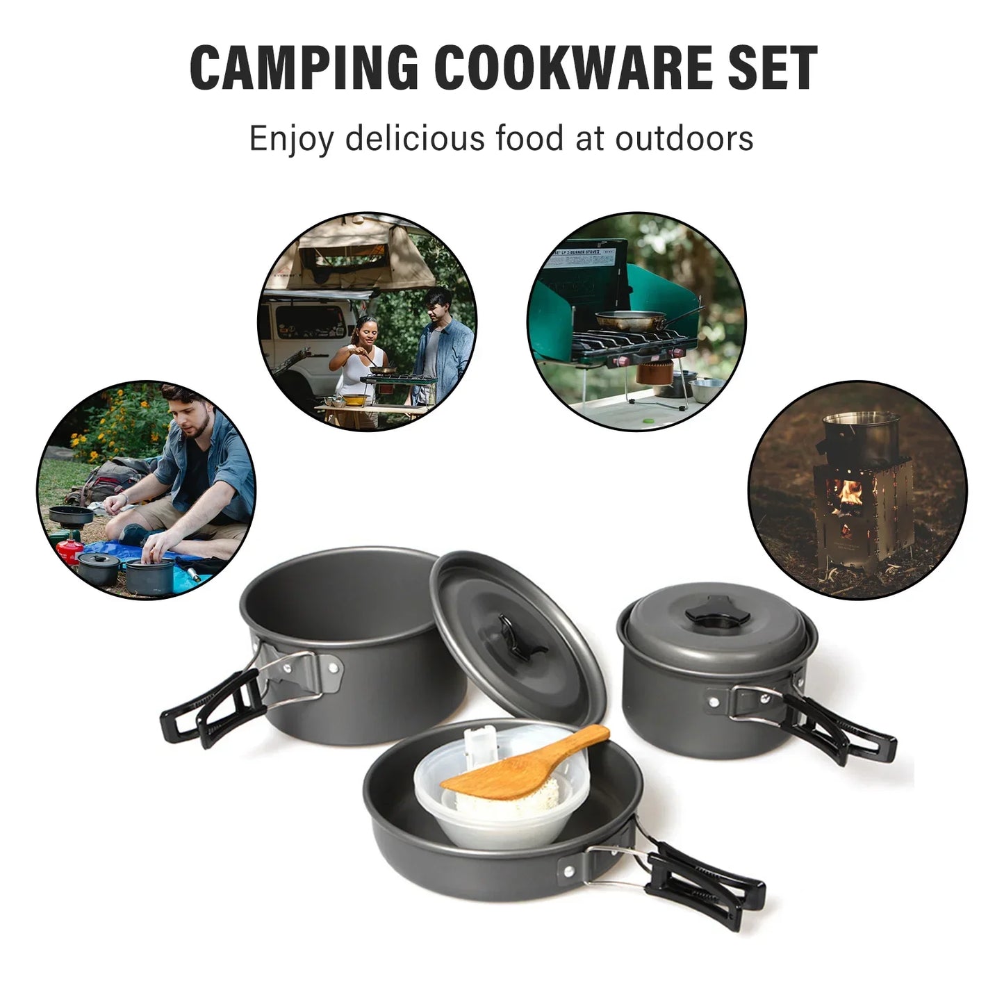 Camping Kochgeschirr Set damit auch im freien dein Dinner zu einem Erlebnis wird