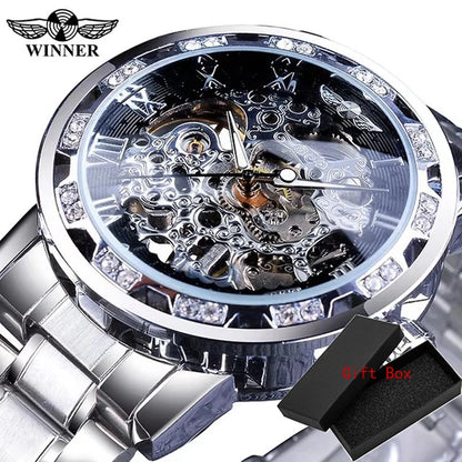 Mechanisch Skelett Royal Design Armbanduhr