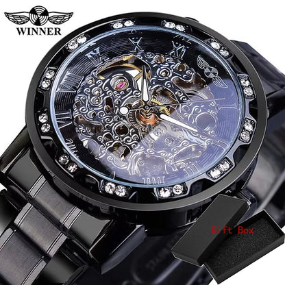Mechanisch Skelett Royal Design Armbanduhr