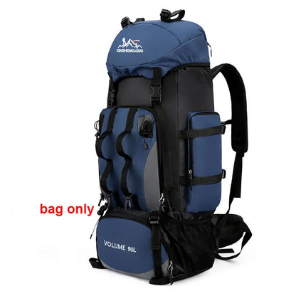90L Wander-Camping-Rucksack. Robuster Begleiter auf all deinen Trekkingtouren.