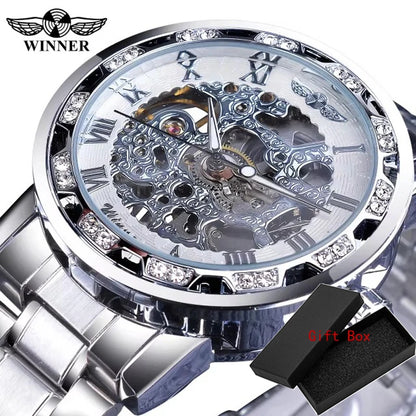 Mechanisch Skelett Royal Design Armbanduhr