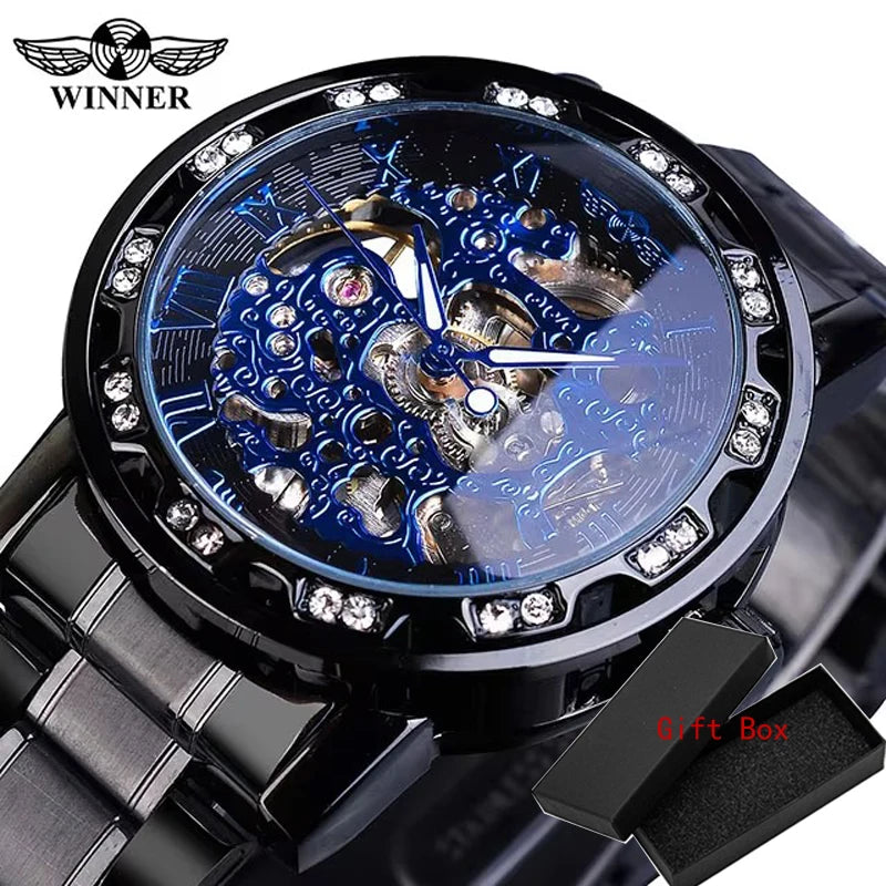 Mechanisch Skelett Royal Design Armbanduhr