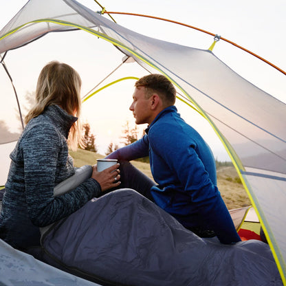 Einzelschlafsack mit Packsack für Outdoor-Wandern und Camping