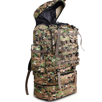 Rucksack für Camping und Wandern 100 Liter