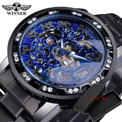 Mechanisch Skelett Royal Design Armbanduhr