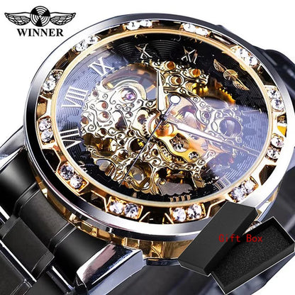 Mechanisch Skelett Royal Design Armbanduhr