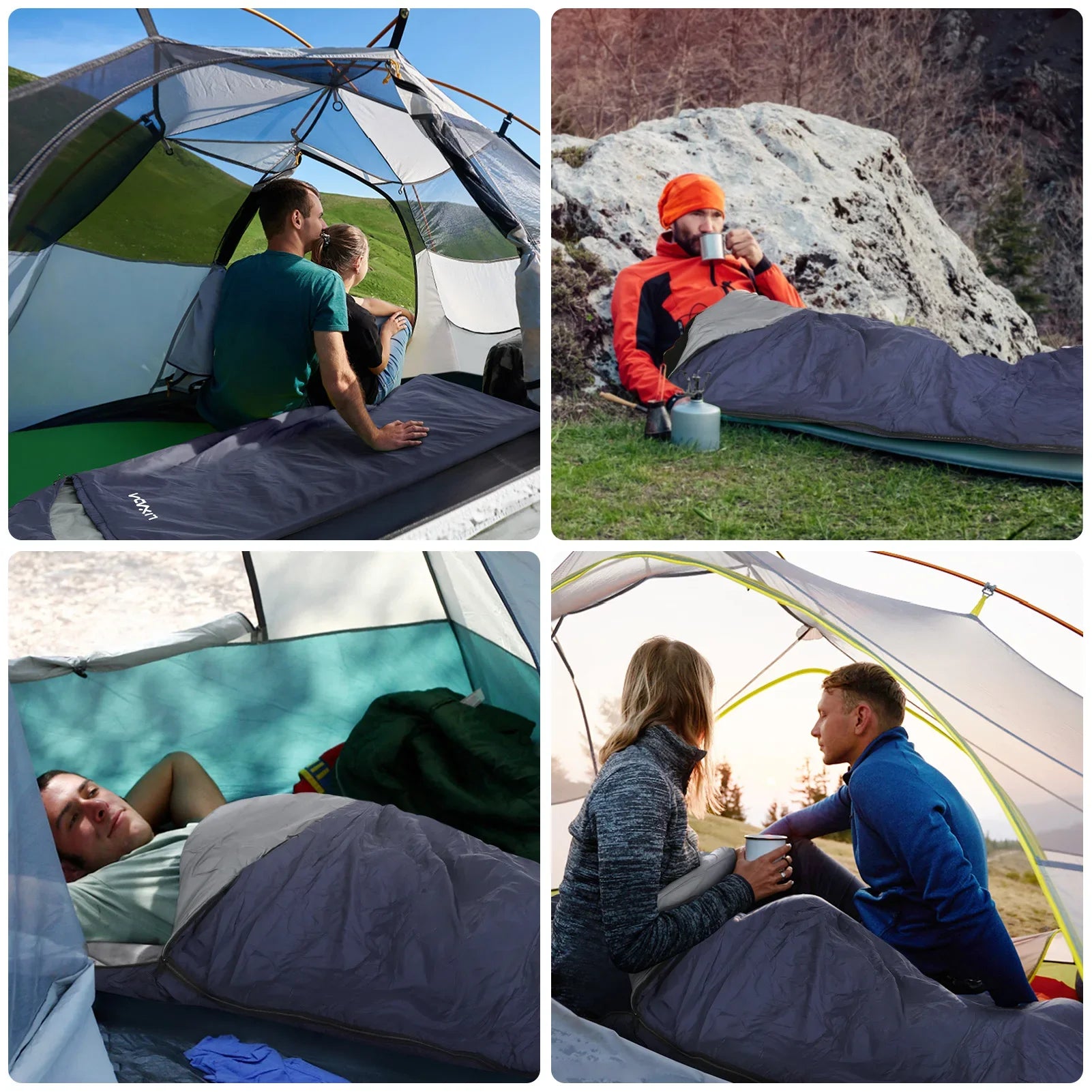 packsack für zelt Einzelschlafsack mit Packsack für Outdoor-Wandern und Camping – Outdoor Xplorers