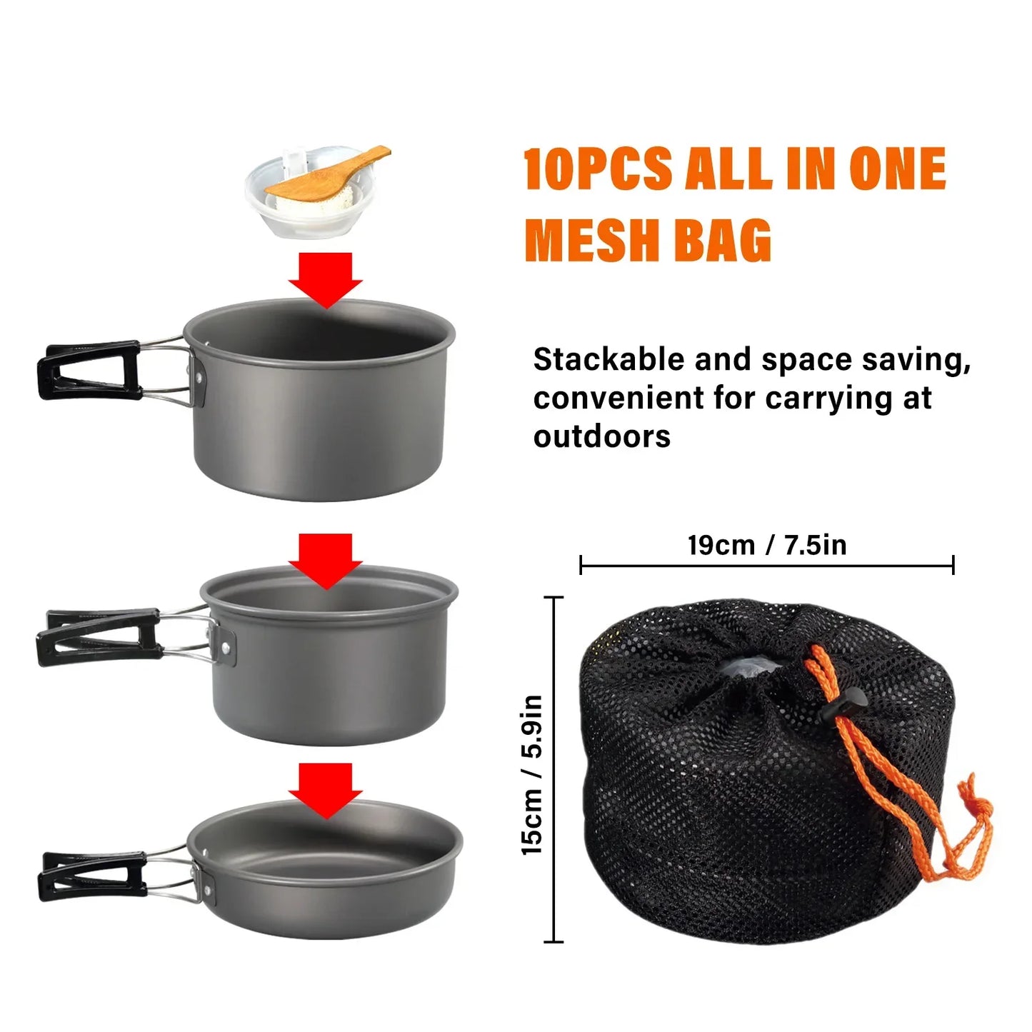 Camping Kochgeschirr Set damit auch im freien dein Dinner zu einem Erlebnis wird