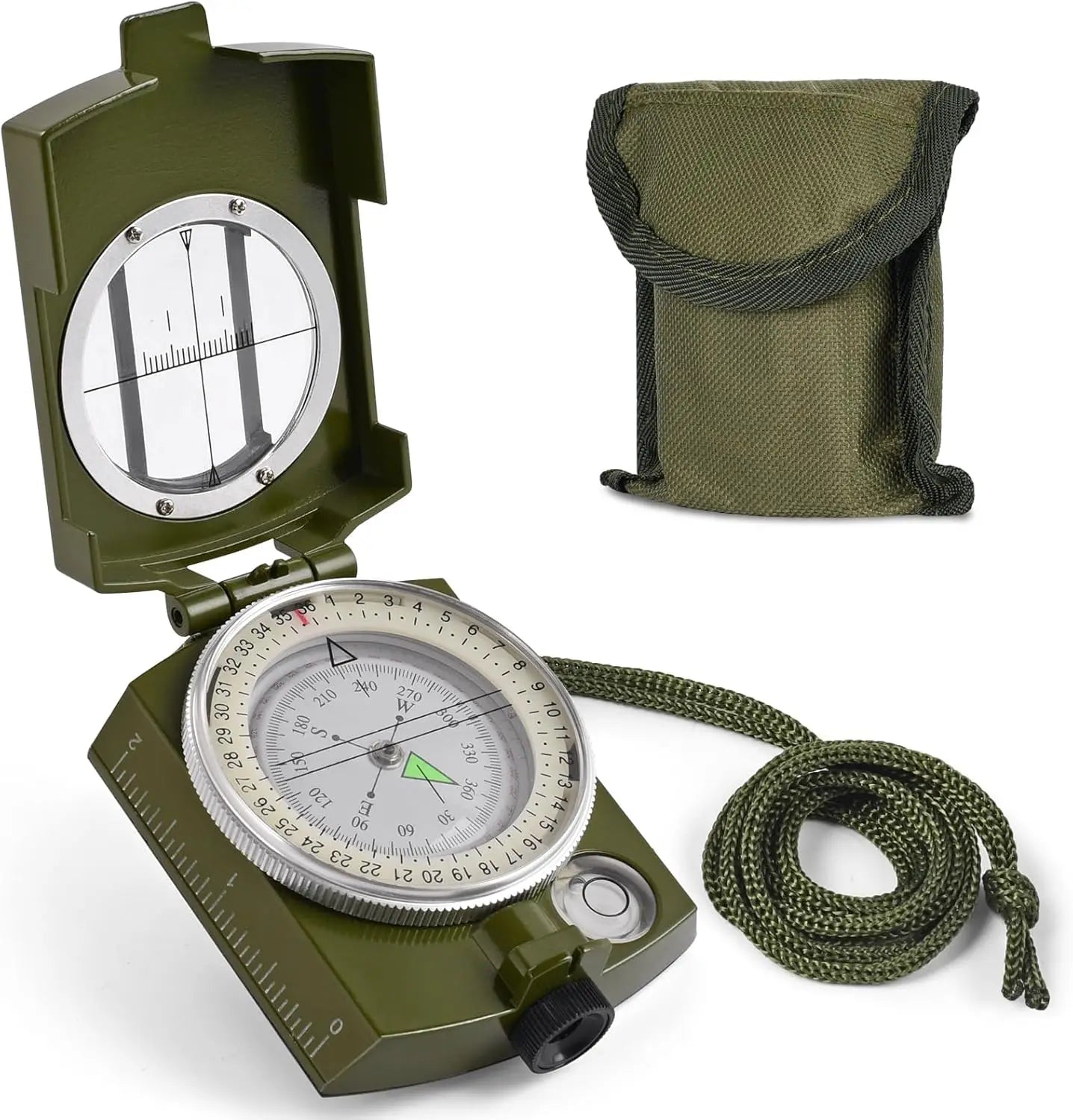 Multifunktionaler hochpräziser Outdoor-Survival-Militärkompass