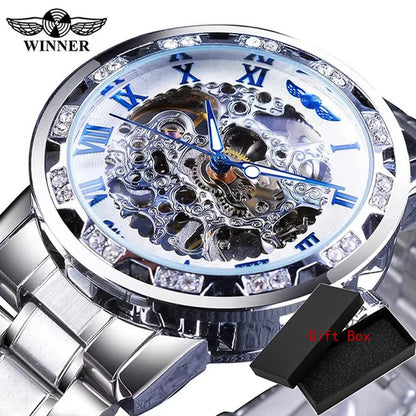 Mechanisch Skelett Royal Design Armbanduhr