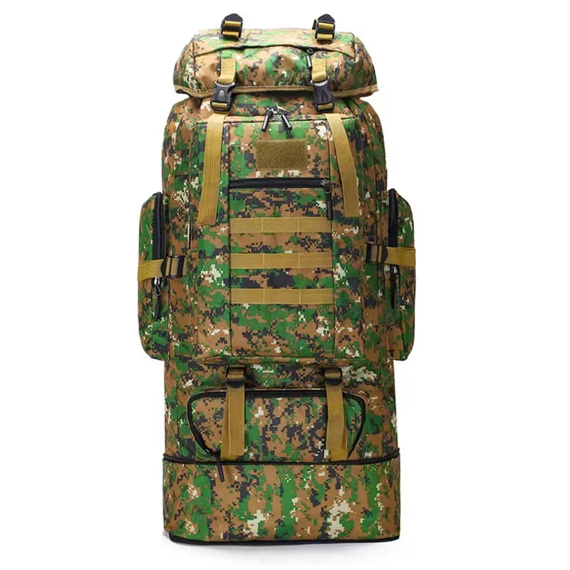 Rucksack für Camping und Wandern 100 Liter