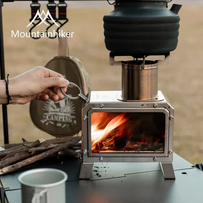 Tragbarer Camping Holzofen deine Wohlige wärme für Unterwegs
