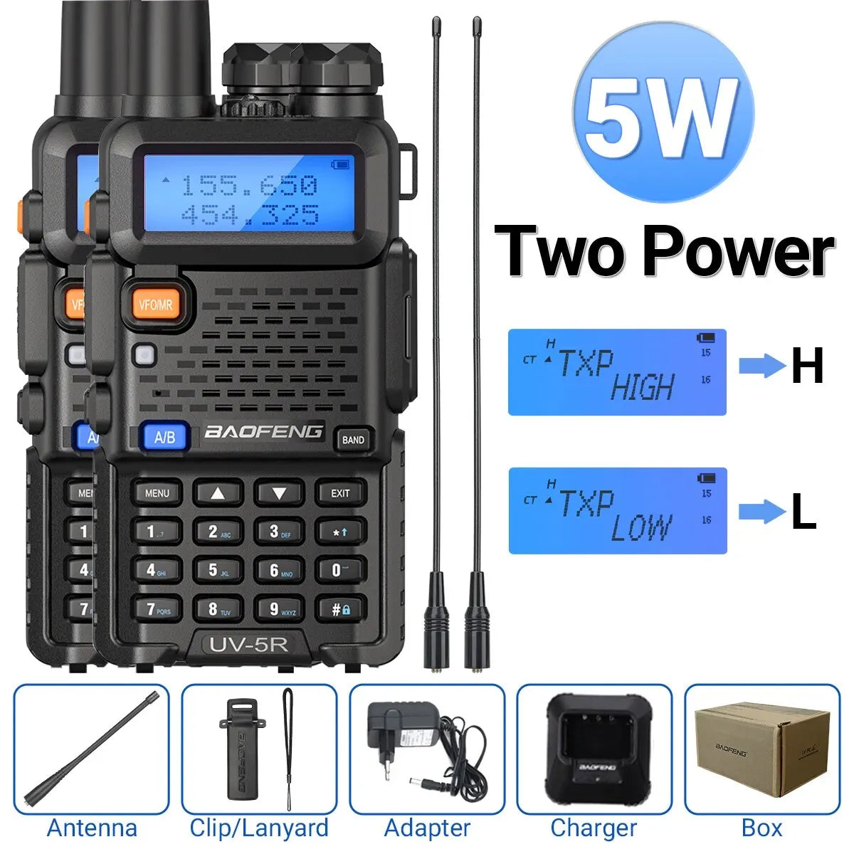 Walkie Talkie Long Range Dual Band