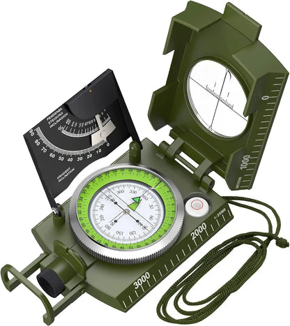 Multifunktionaler hochpräziser Outdoor-Survival-Militärkompass
