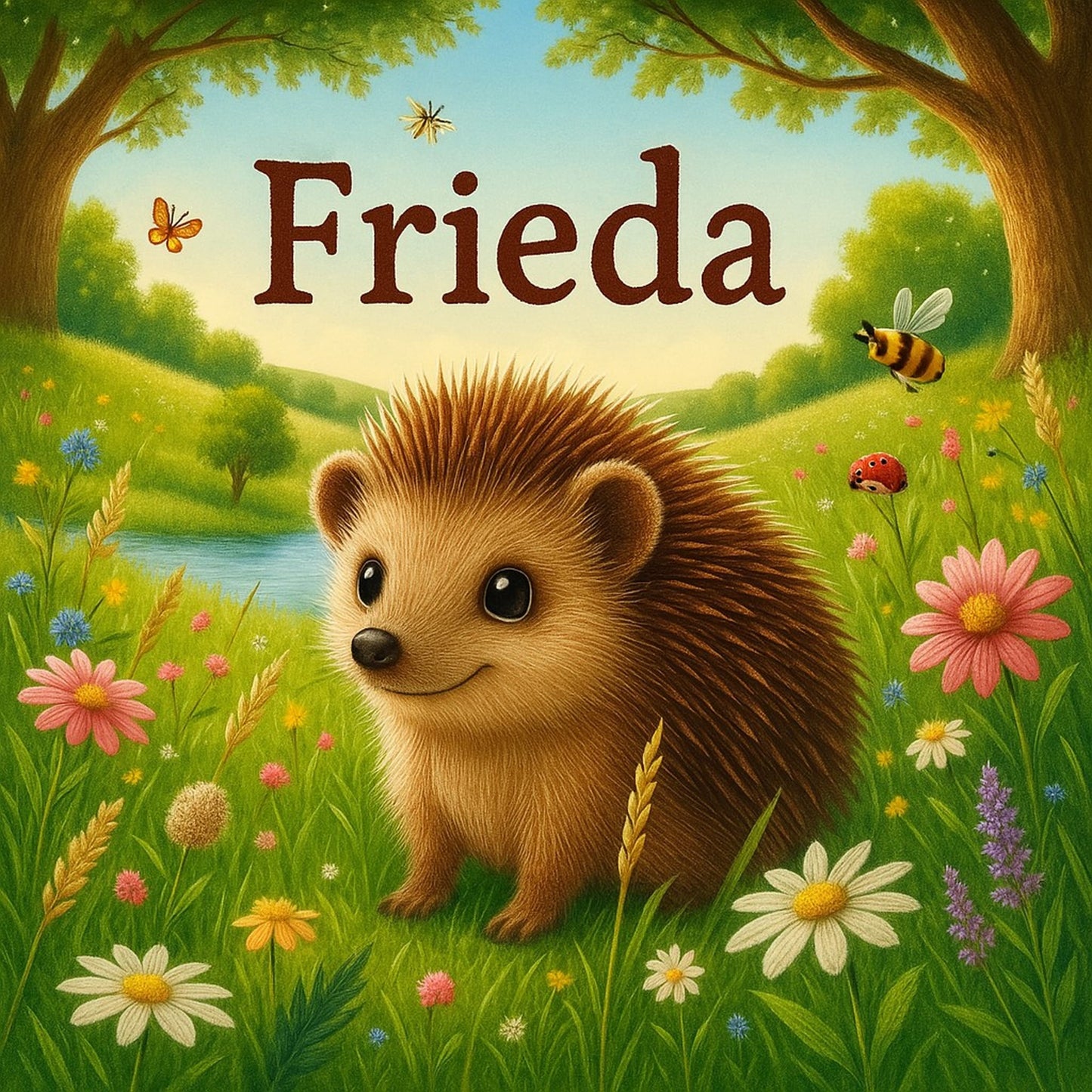 Frieda das kleine Igelmädchen - Kinderbuch mit Herz