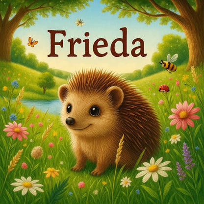 Frieda das kleine Igelmädchen - Kinderbuch mit Herz